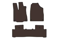 Acura MDX 2013–2020 Carsuit kumimatot matkustamoon (2 istuinriviä, ruskea) kuva 1