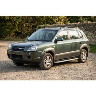 Sivuportaat Tayga Grey (2 kpl, alumiini) Hyundai Tucson JM 2004– kuva 1