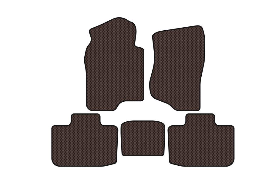 Cadillac Escalade 2007–2014 Carsuit kumimatot matkustamoon (2 istuinriviä, ruskea) Image