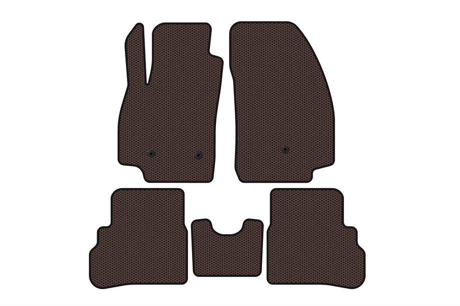 Chevrolet Spark 2015–2023 Kumimatot Carsuit (2018-2023, ruskea) Image