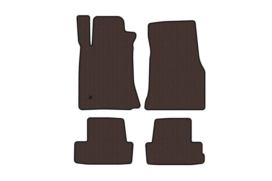 Ford Mustang 2005–2014 Kumimatot Carsuit (2005-2009, GT, Coupé, ruskea) Image