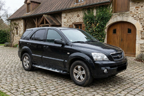 Kia Sorento I BL 2002–2009 Sunrise sivuportaat (2 kpl, alumiini) kuva 1