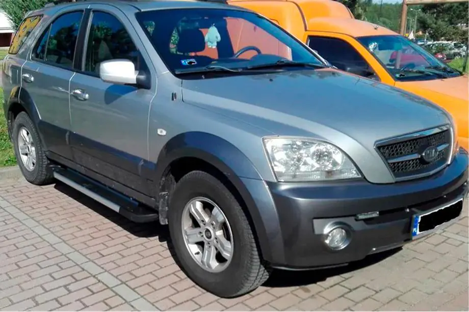 Kia Sorento I BL 2002–2009 RedLine V1 sivuportaat (2 kpl, alumiini) Image