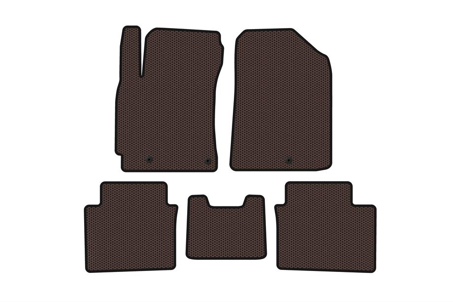 Kia Forte 2008–2024 Kumimatot Carsuit (2018-2021, ruskea) Image