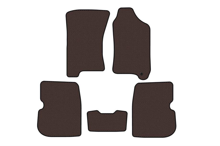 Subaru Forester 1997–2002 Kumimatot Carsuit (oikealta ohjattava, ruskea) Image