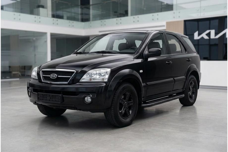 Kia Sorento I BL 2002–2009 Sivuporrast Bosphorus Black (2 kpl, alumiini) Image