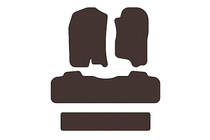 Chevrolet Tahoe 2007–2014 Kumimatot Carsuit (3 riviä, 2007-2014, ruskea) kuva 1