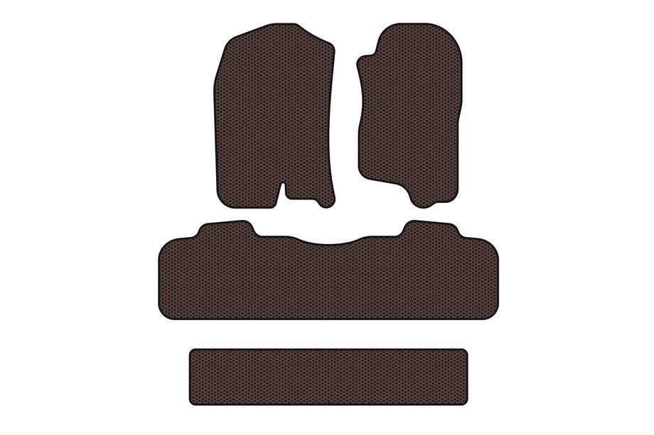 Chevrolet Tahoe 2007–2014 Kumimatot Carsuit (3 riviä, 2007-2014, ruskea) Image