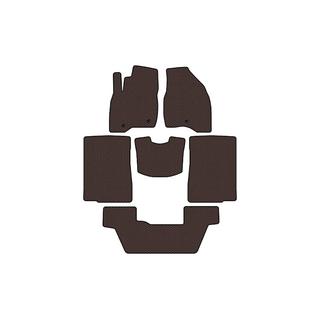 Kumimatot Carsuit (2015-2017, 3 riviä, 7-paikkainen, ruskea) kuva 1