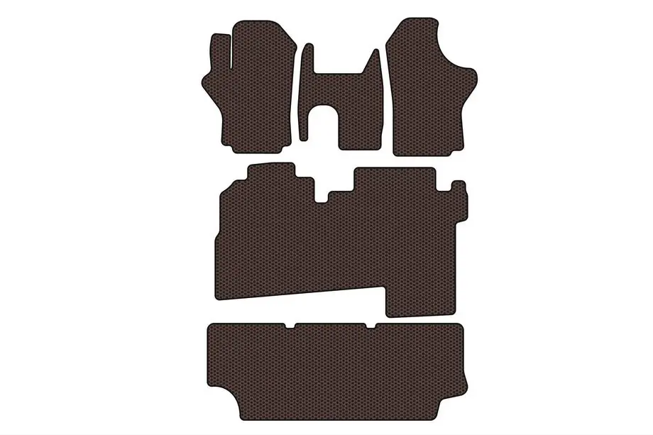 Hyundai H200, H1, Starex 1998–2007 Kumimatot Carsuit (2004-2007, 3 riviä, 8-paikkainen, ruskea) Image
