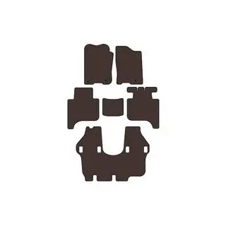 Kumimatot Carsuit (3 riviä, 2004-2008, ruskea) kuva 1