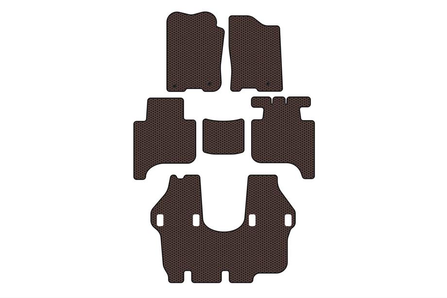 Infiniti QX56 2004–2010 Kumimatot Carsuit (3 riviä, 2004-2008, ruskea) Image