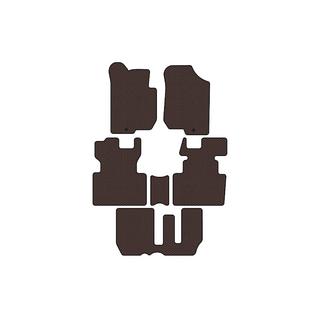 Kumimatot Carsuit (2006-2012, 3 riviä, 7-paikkainen, ruskea) kuva 1