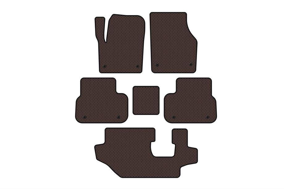 Land Rover Discovery Sport 2014– Kumimatot Carsuit (2014-2019, 3 riviä, ruskea) Image