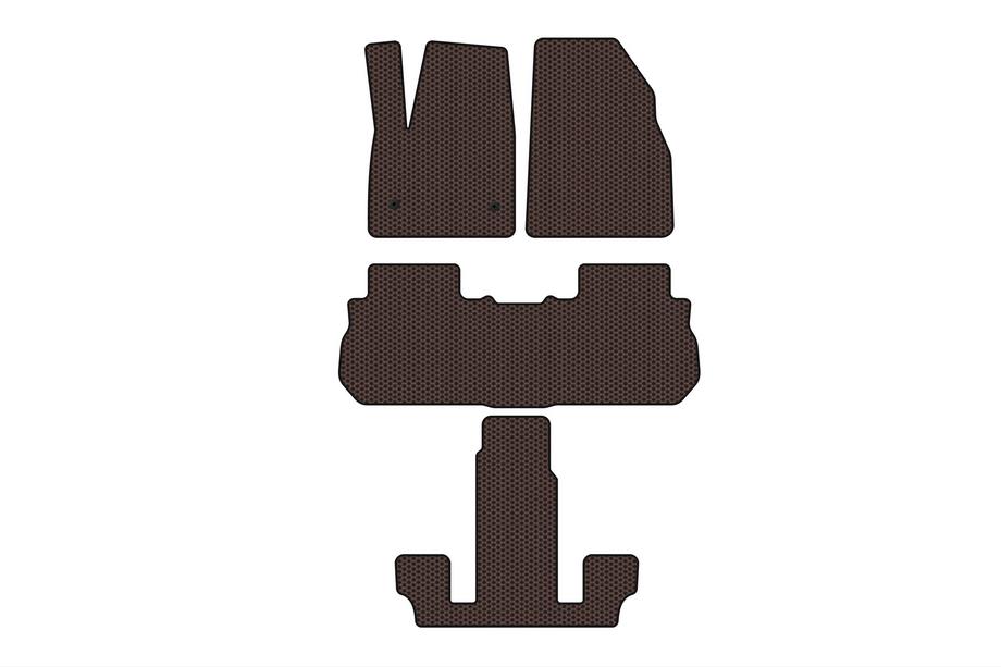 GMC Acadia 2017– Kumimatot Carsuit (3 riviä, 2017-2019, ruskea) Image