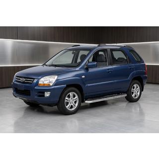 Maydos V1 sivuportaat (2 kpl, alumiini ↗ ruostumaton teräs) Kia Sportage 2004–2010 kuva 1