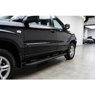 Bosphorus Black sivuastinlaudat (2 kpl, alumiini) Kia Sportage 2004–2010 kuva 1