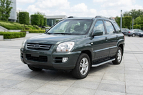 Kia Sportage 2004–2010 Tayga Grey -sivuaskelmat (2 kpl, alumiini) kuva 1