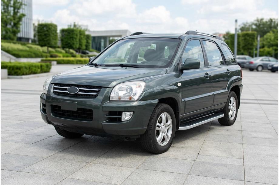 Kia Sportage 2004–2010 Tayga Grey -sivuaskelmat (2 kpl, alumiini) Image