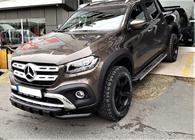 Mercedes X class 2017–2020 Etusuojaputki Gronder (musta, 70 mm) kuva 1