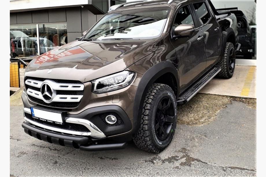 Mercedes X class 2017–2020 Etusuojaputki Gronder (musta, 70 mm) Image