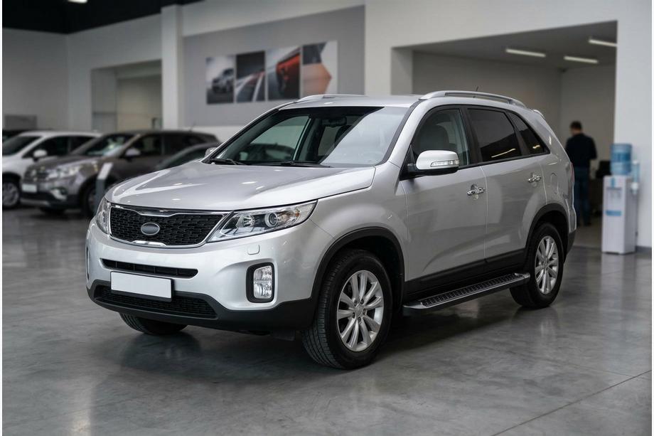 Kia Sorento II XM 2009–2014 Allmond Black sivuportaat (2 kpl, alumiini) Image