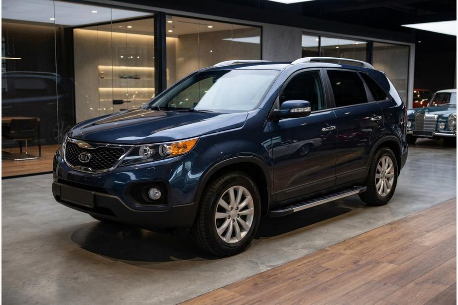 Kia Sorento II XM 2009–2014 RedLine V1 sivuportaat (2 kpl, alumiini) 2010–2013 Image