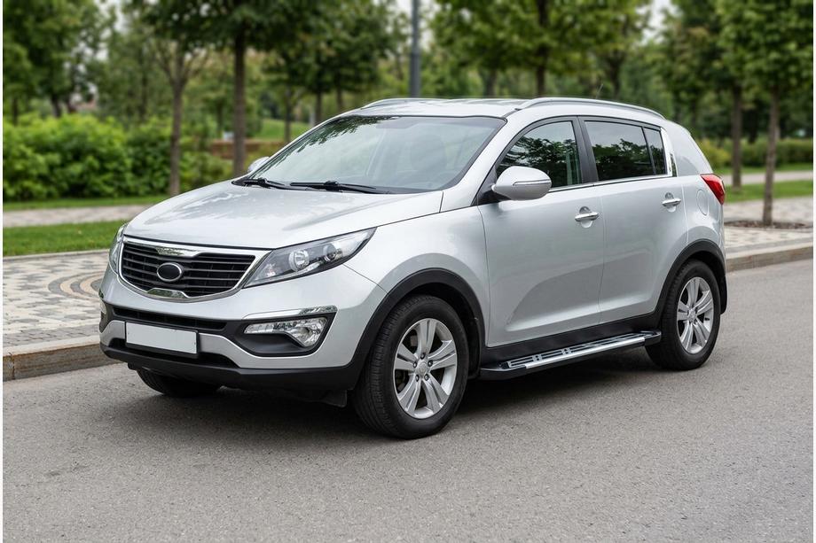 Kia Sportage 2010–2015 Sunrise sivuportaat (2 kpl, alumiini) Image