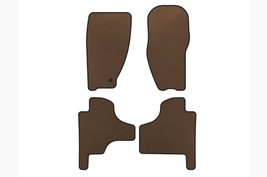 Jeep Cherokee/Liberty 2007–2013 EVA-auton matot (ruskea) Image