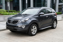 Kia Sportage 2010–2015 Line-astinlaudat (2 kpl, alumiini) kuva 1