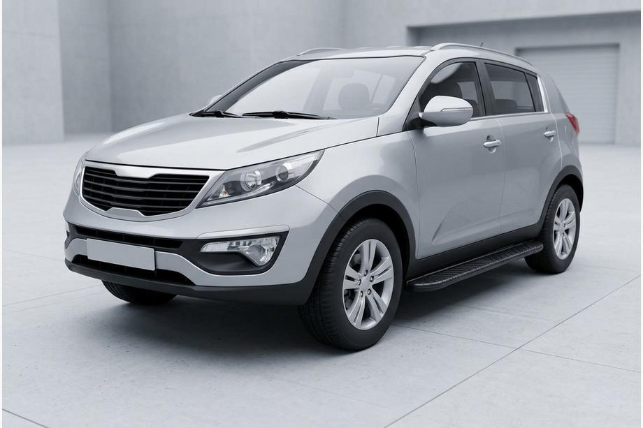 Kia Sportage 2010–2015 Sivuporrast Bosphorus Black (2 kpl, alumiini) Image