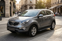 Kia Sportage 2010–2015 RedLine Black sivuportaat (2 kpl, alumiini) kuva 1