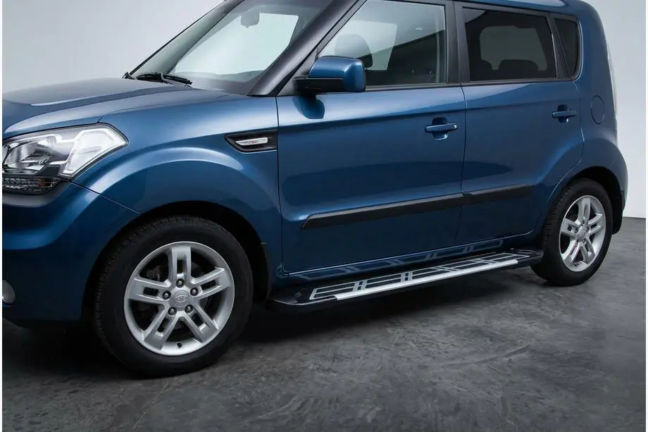 Kia Soul I 2008–2013 Sunrise sivuportaat (2 kpl, alumiini) Image