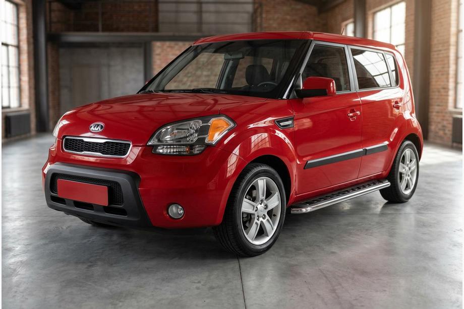 Kia Soul I 2008–2013 Maydos V1 sivuportaat (2 kpl, alumiini ↗ ruostumaton teräs) Image