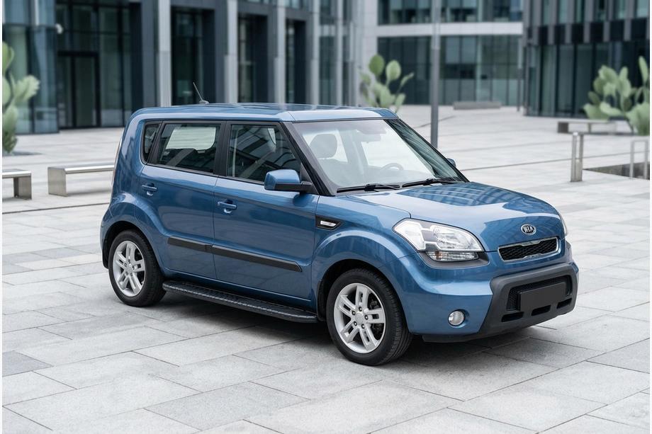 Kia Soul I 2008–2013 Sivuporrast Bosphorus Black (2 kpl, alumiini) Image