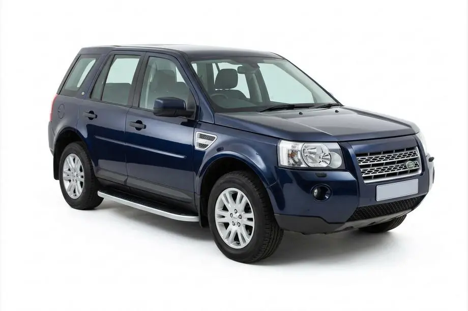 Land Rover Freelander II 2006–2014 Tayga Grey -sivuaskelmat (2 kpl, alumiini) Kuva 1