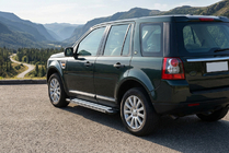 Land Rover Freelander II 2006–2014 Rainbow sivuportaat (2 kpl, alumiini) kuva 1