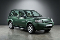 Land Rover Freelander I 1997–2006 Tayga Grey -sivuaskelmat (2 kpl, alumiini) kuva 1