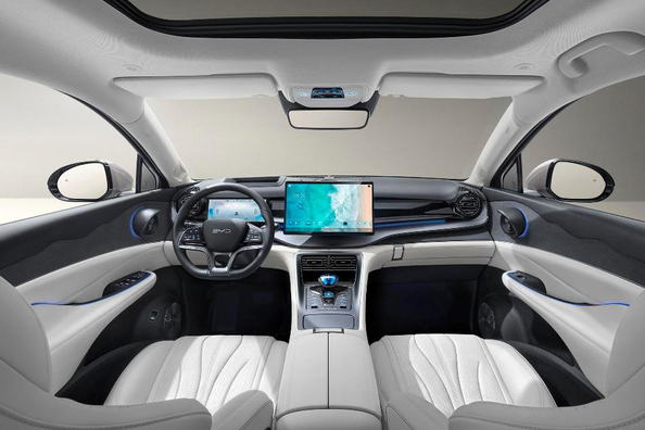 BYD Frigate 07 -katsaus: plug-in-hybridi SUV merihenkisellä muotoilulla Kuva 5