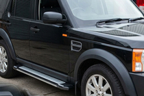 Land Rover Discovery III 2004–2009 Rainbow sivuportaat (2 kpl, alumiini) kuva 1