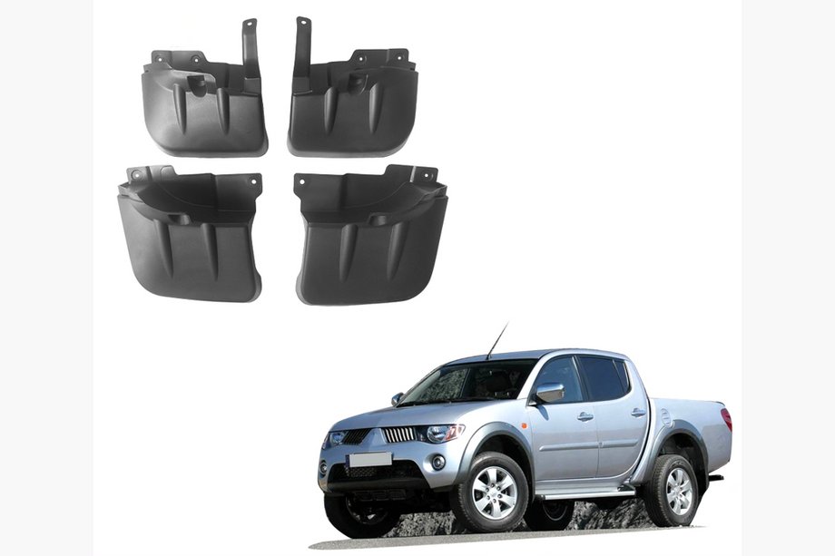Mitsubishi L200 2006–2015 Premium-roiskeläpät (4 kpl) Kuva 1