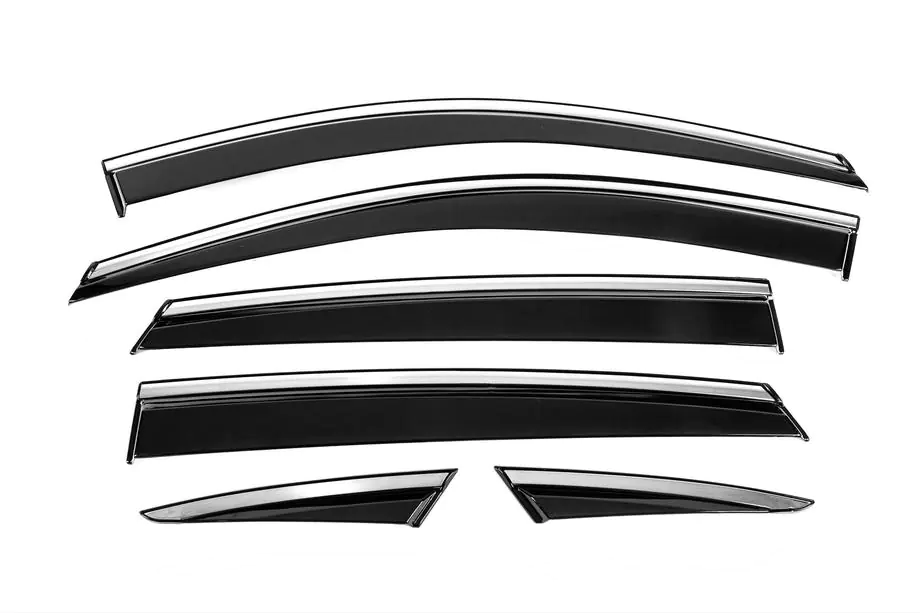 MG ZS 2017–2024 Ikkunatuuliohjaimet kromilistalla Niken Luxury (6 kpl) Image
