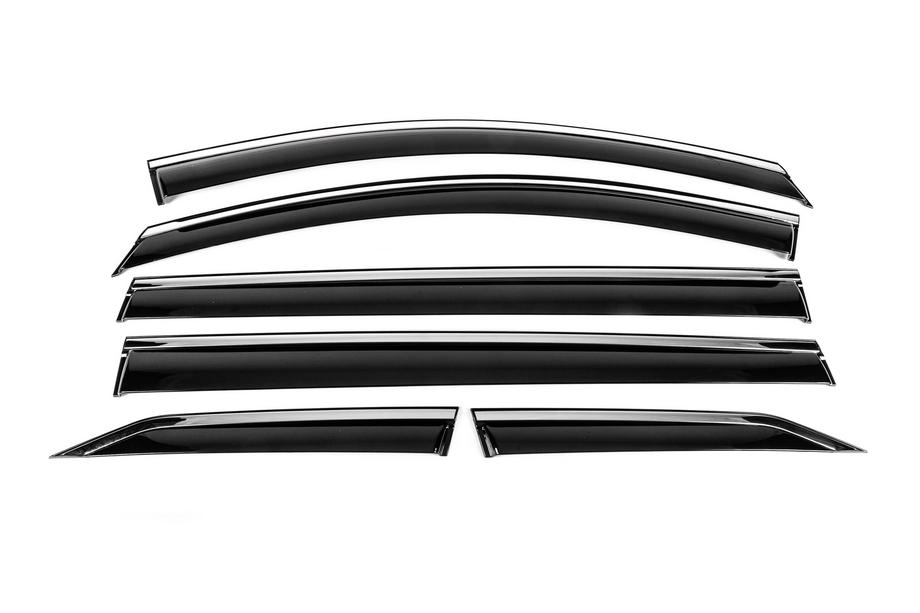 Toyota Sienna 2020– Ikkunatuuliohjaimet kromilistalla Niken Luxury (6 kpl) Image