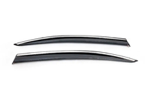 Skoda Octavia III A7 2013–2019 Tuuliohjaimet kromilistalla LiftBack taakse (2 kpl, Niken) kuva 1