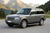 Range Rover III L322 2002–2012 Tayga Grey -sivuaskelmat (2 kpl, alumiini) kuva 1