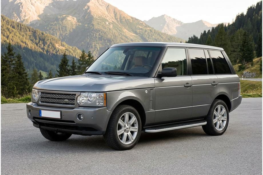Range Rover III L322 2002–2012 Tayga Grey -sivuaskelmat (2 kpl, alumiini) Image