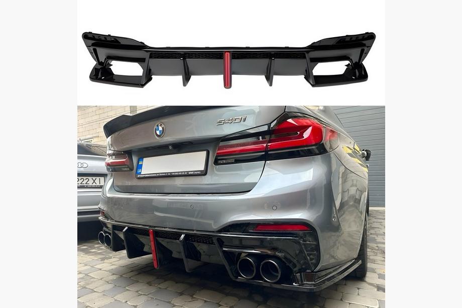 BMW 5-sarja G30/G31 2017–2023 Takadiffuusori pakoputken päillä BMP-Style (M-Sport/M5 F90:lle) Image