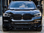 BMW X3 G01 2018– Etupuskurin 3D-lip spoileri (M-Sport 2018-2022, kiiltävä musta) kuva 1