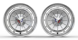 Chevrolet Bel Air 1961–1964 Taotut OEM-vanteet R18 R20 (4 kpl) kuva 8