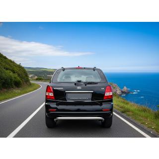 Takasuojauskaari AK012 (ruostumaton teräs) Kia Sorento I BL 2002–2009